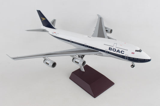 G2BAW834 GEMINI200 BRITISH 747-400 1/200 BOAC RETRO LIVERY REG#G-BYGC - SkyMarks Models