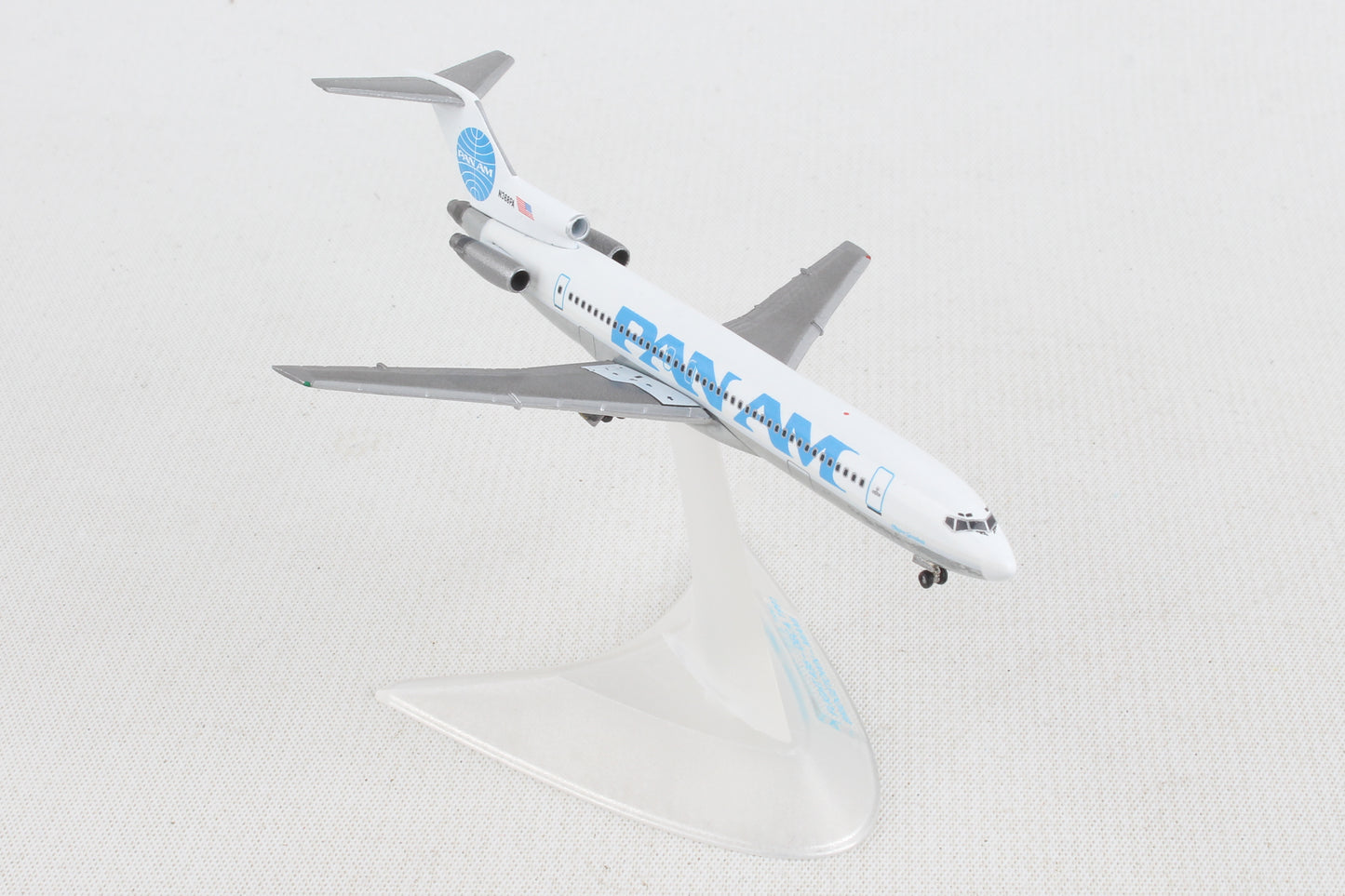 HE535885 HERPA PAN AM 727-200 1/500 LAST FLIGHT