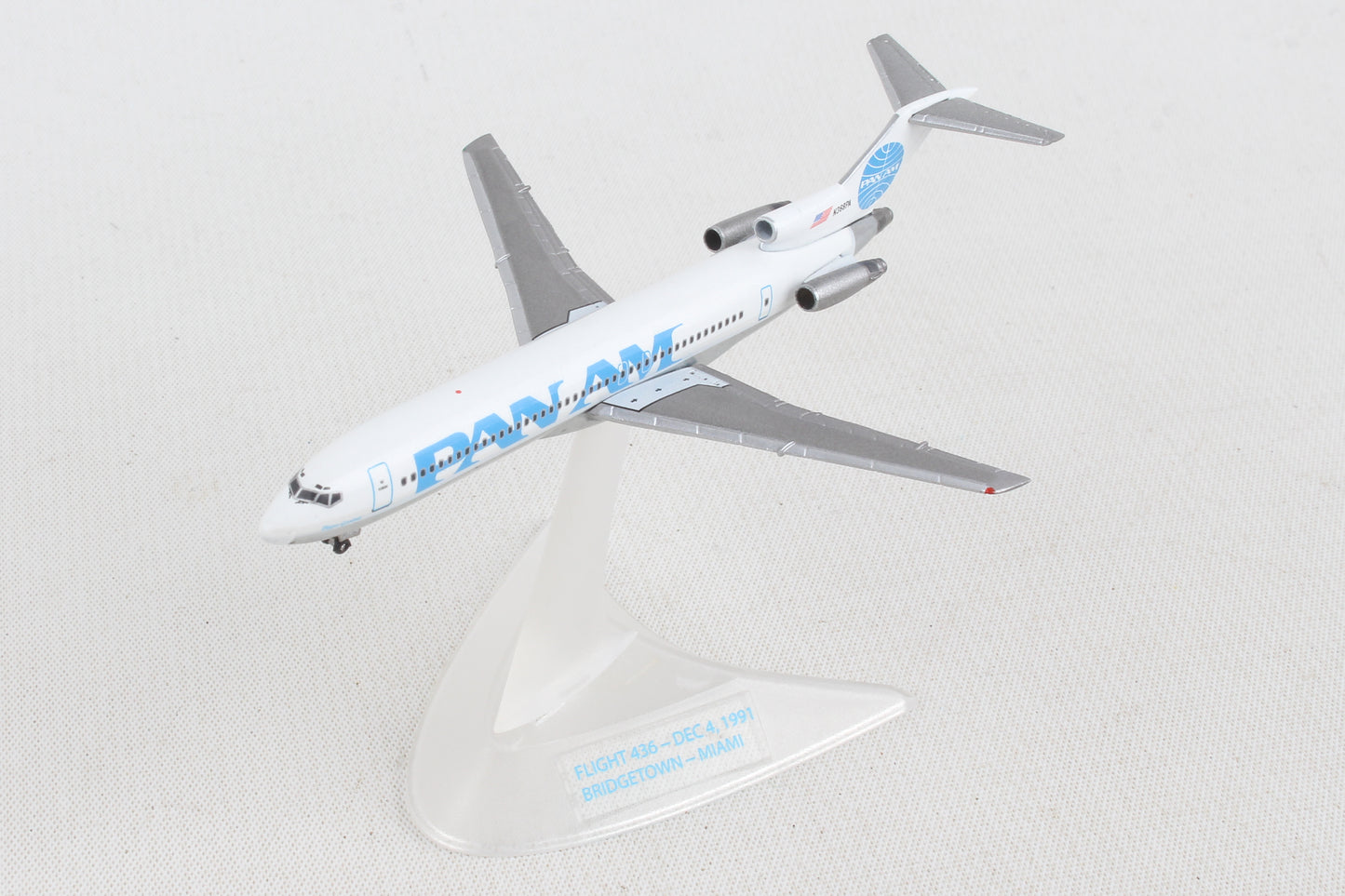 HE535885 HERPA PAN AM 727-200 1/500 LAST FLIGHT