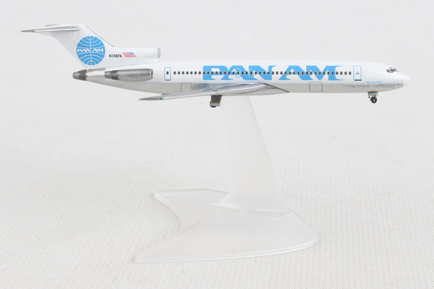 HE535885 HERPA PAN AM 727-200 1/500 LAST FLIGHT