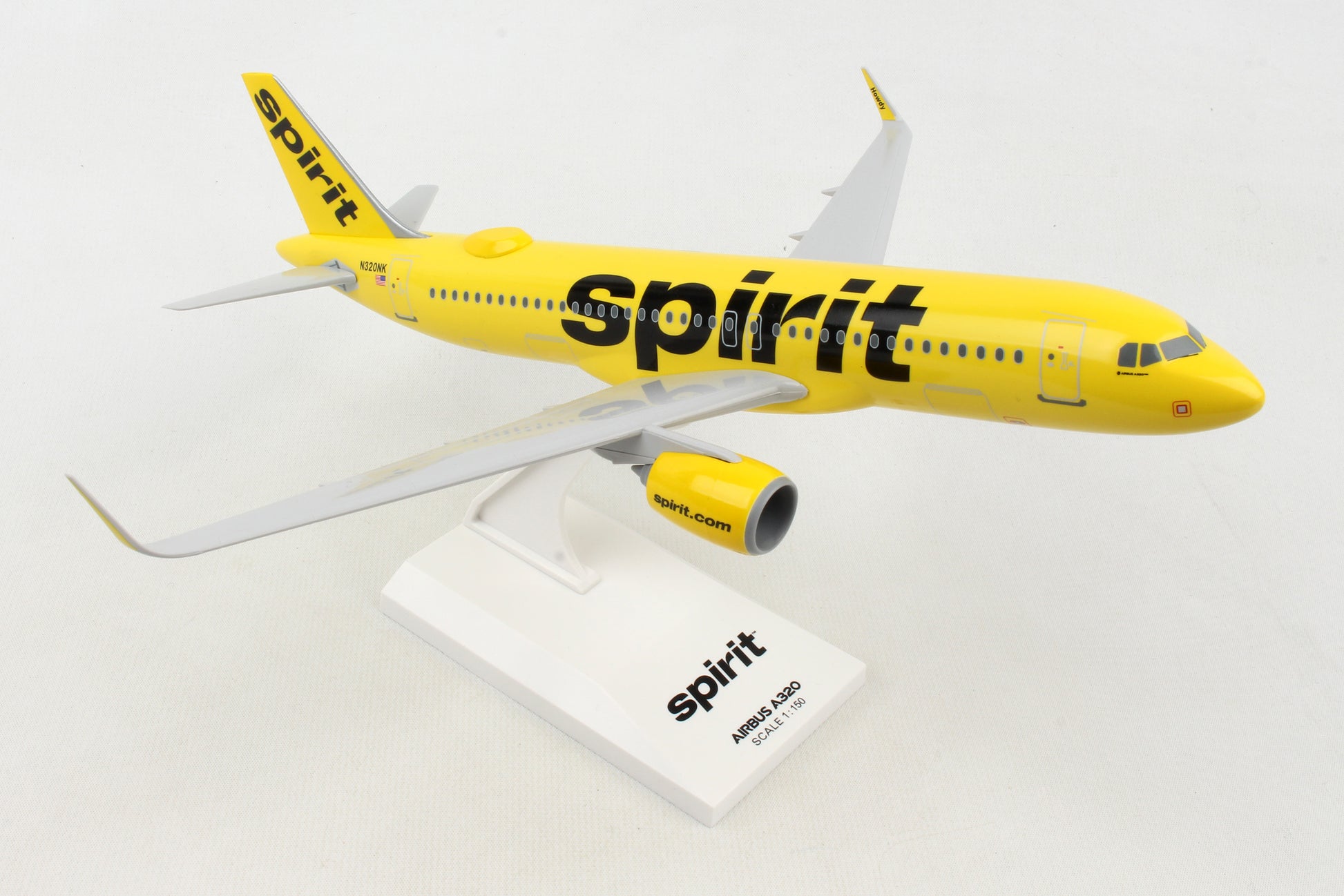 SKR1011 SKYMARKS SPIRIT A320NEO 1/150 NEW LIVERY W/WIFI DOME - SkyMarks Models