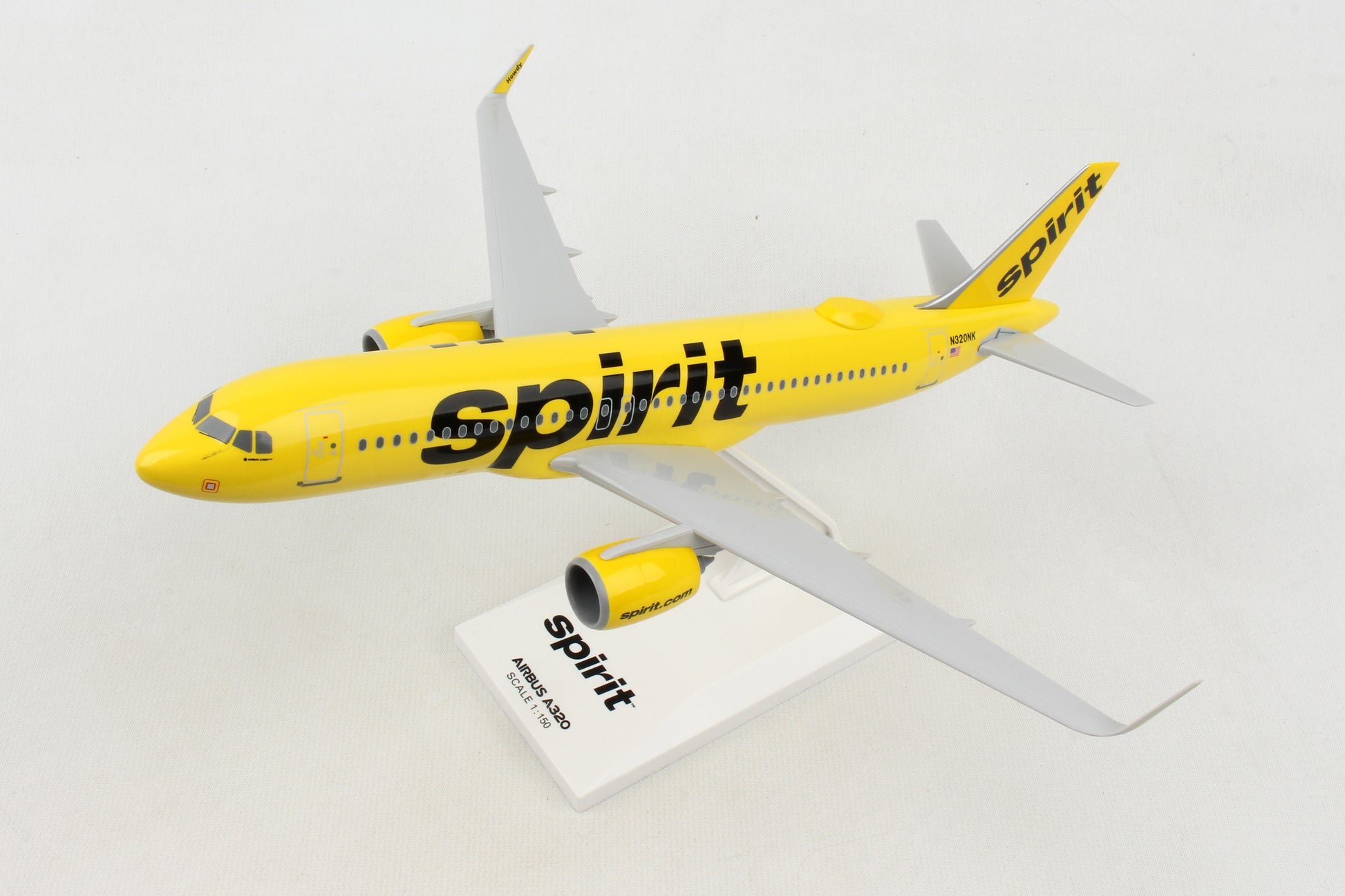 SKR1011 SKYMARKS SPIRIT A320NEO 1/150 NEW LIVERY W/WIFI DOME - SkyMarks Models