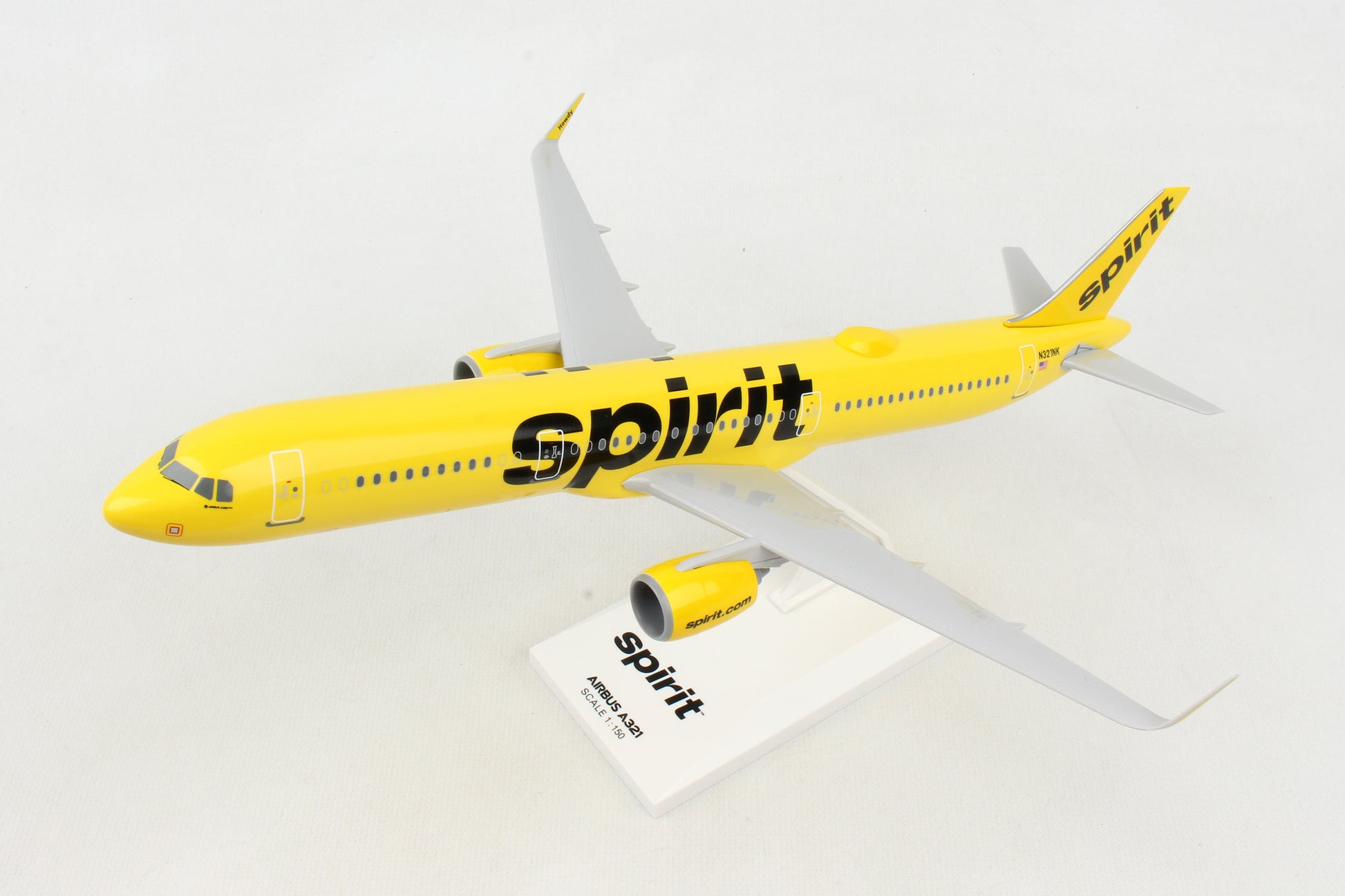 SKR1020 SKYMARKS SPIRIT A321NEO 1/150 NEW LIVERY W/WIFI DOME - SkyMarks Models