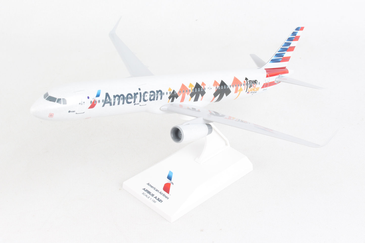 SKR1061 SKYMARKS AMERICAN A321 1/150 STAND UP TO CANCER