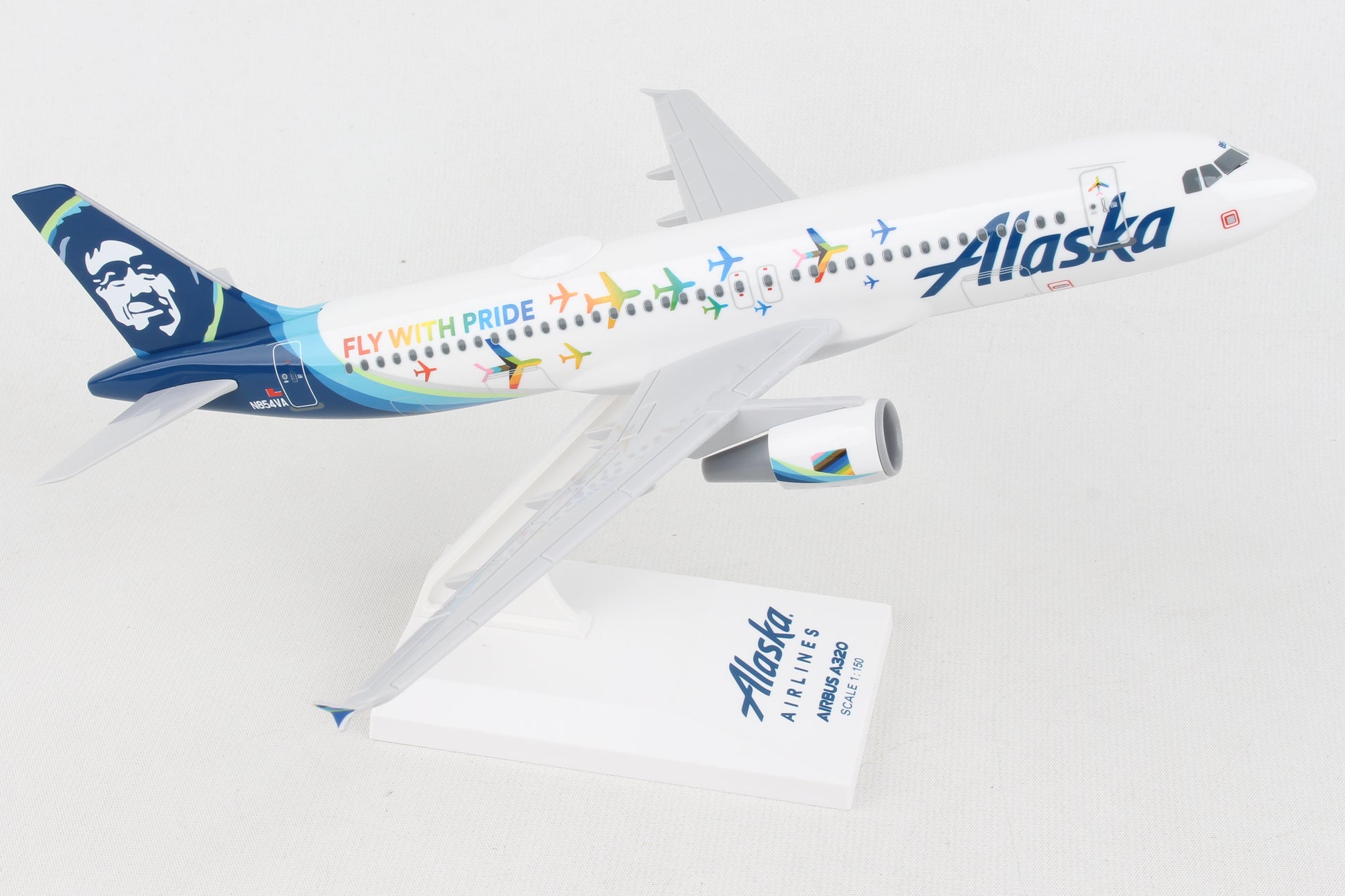 SKR1093 SKYMARKS ALASKA A320 1/150 PRIDE – SkyMarks Models