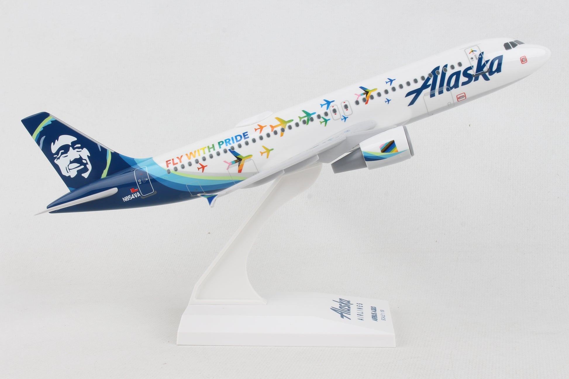 SKR1093 SKYMARKS ALASKA A320 1/150 PRIDE – SkyMarks Models