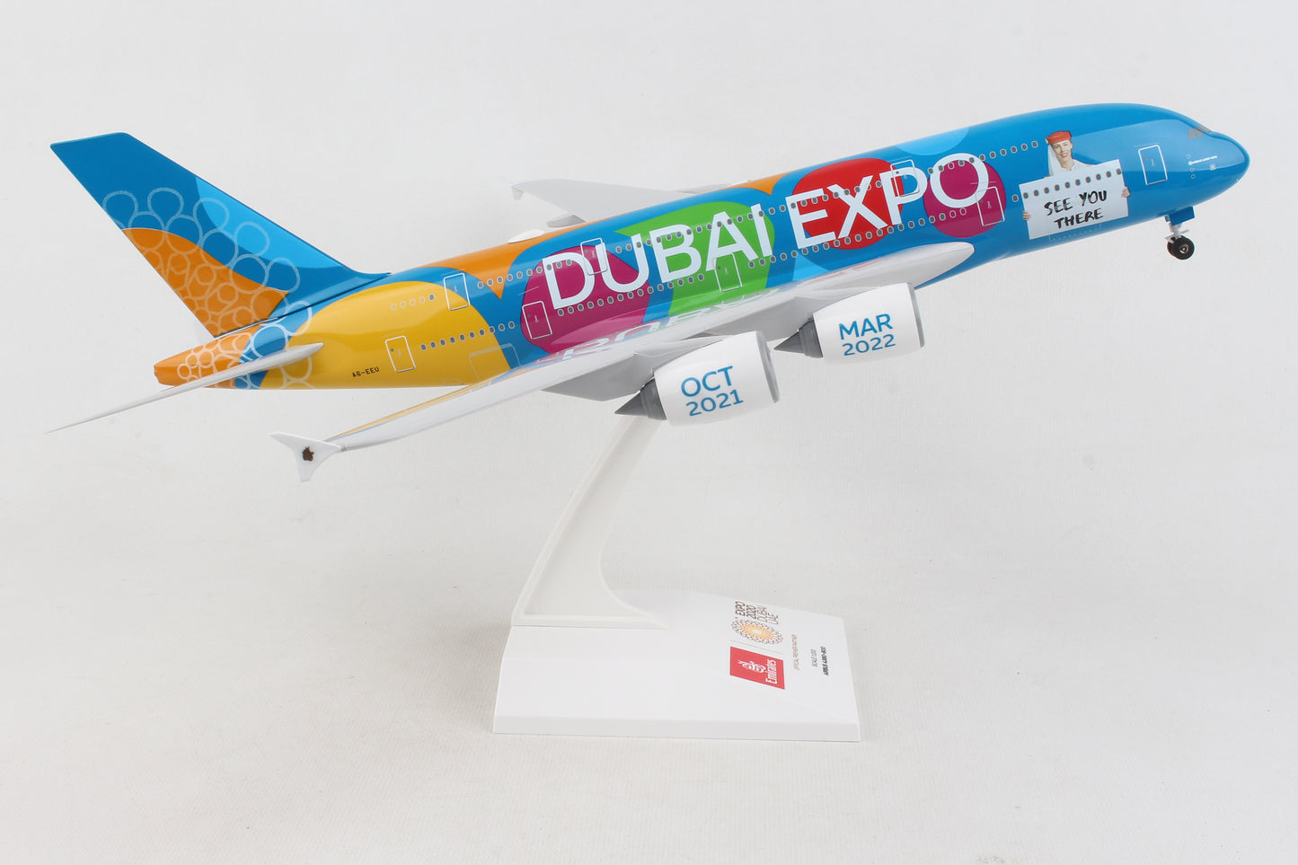 SKR1101  SKYMARKS EMIRATES A380 1/200 DUBAI EXPO W/GEAR