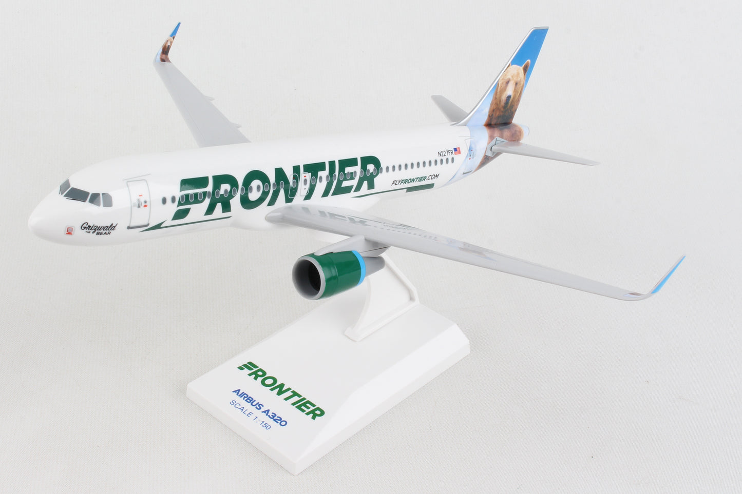 SKR806  SKYMARKS FRONTIER A320 1/150 W/SHARKLETS GRIZWALD THE BEAR