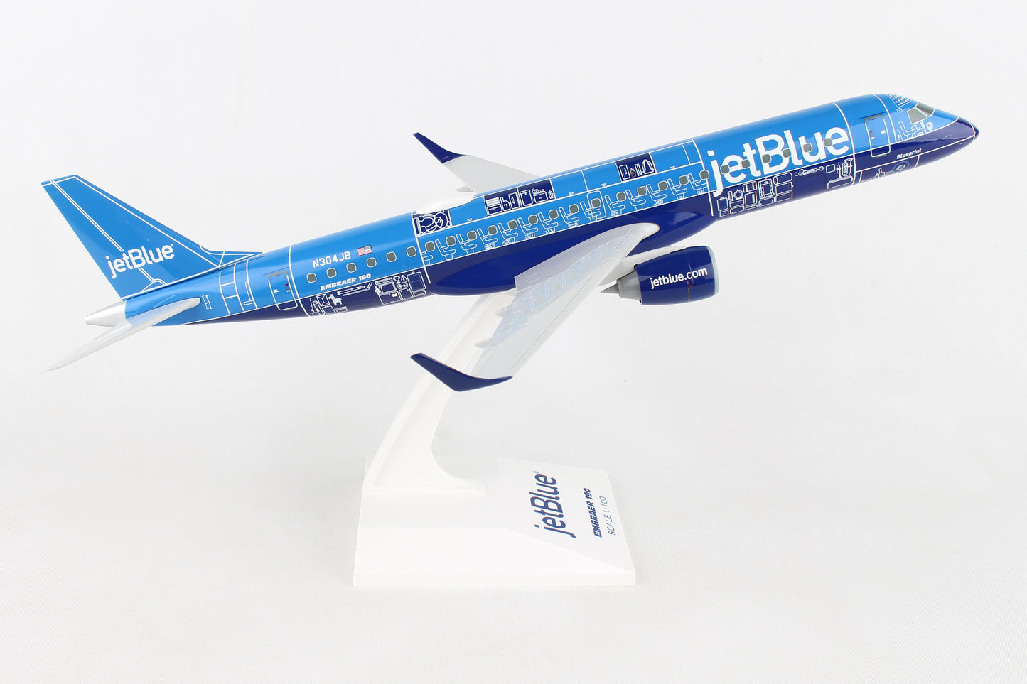 Skymarks Jetblue E190 1/100 Blueprint